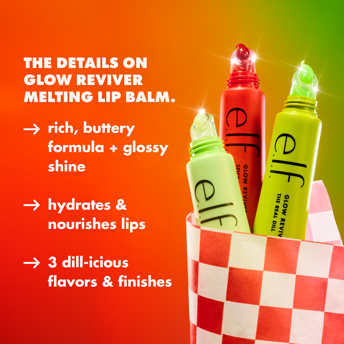 Glow Reviver Melting Lip Balm - Spicy Lil Dill
