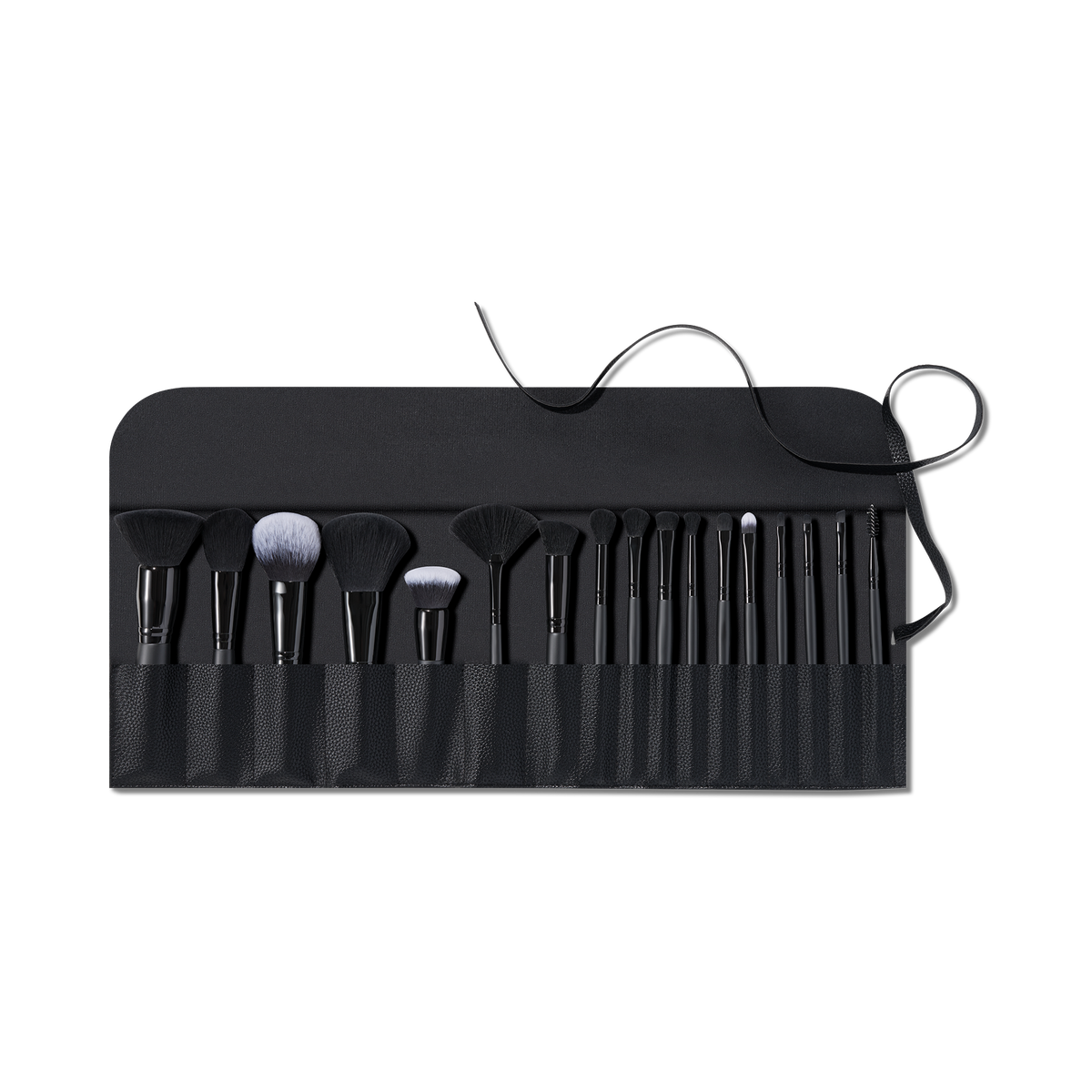17-Piece Ultimate Makeup Brush Set & Travel Roll