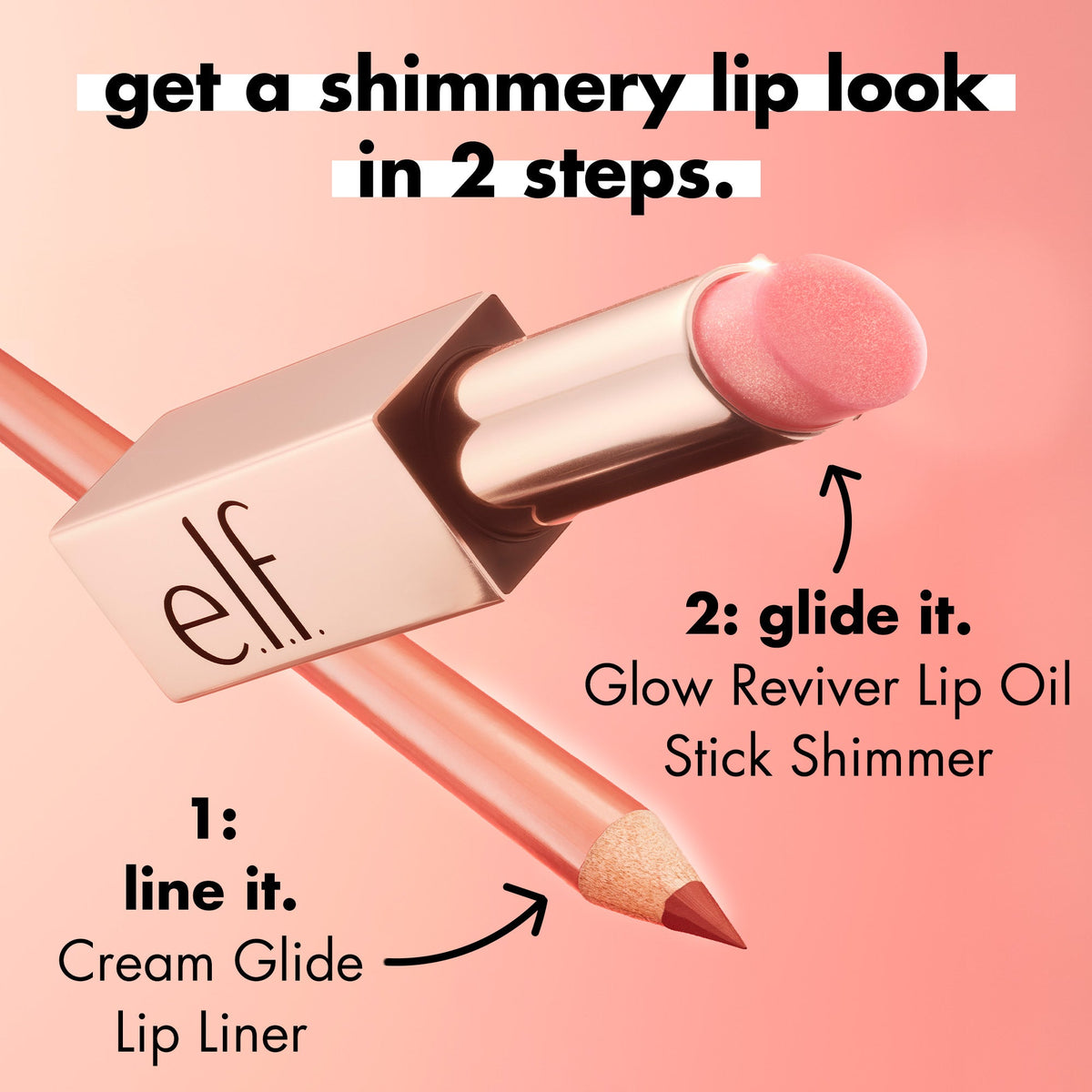 Glow Reviver Lip Oil Stick Shimmer - Disco Flamingo